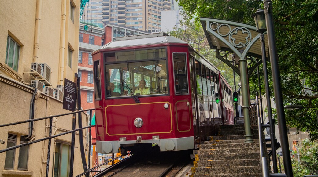 The Peak Tram which includes railway items