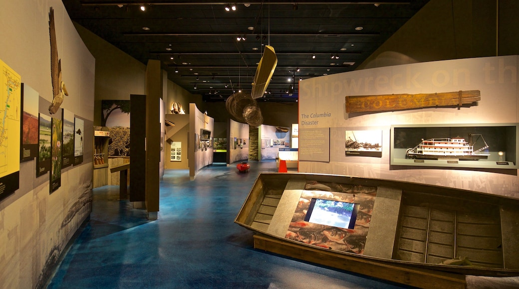 Peoria Riverfront Museum som viser innendørs