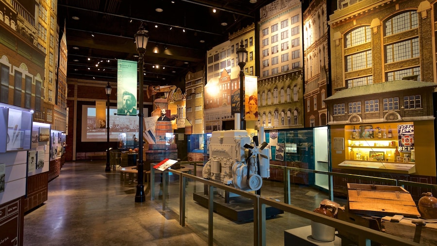 Peoria Riverfront Museum featuring interior views