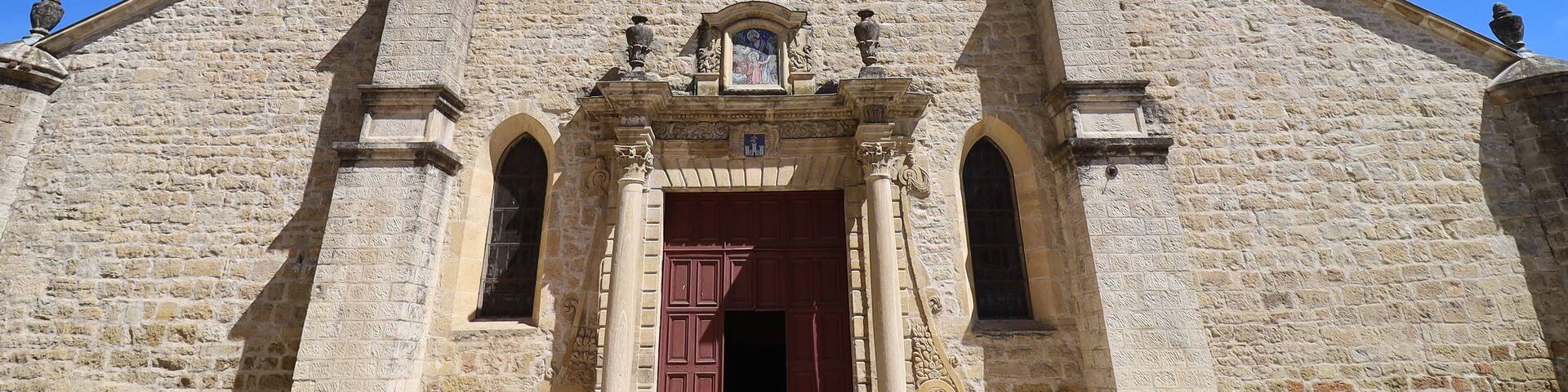 Eglise Notre Dame de la Carce, église romane, ville de Marvejols, département de la Lozère, France