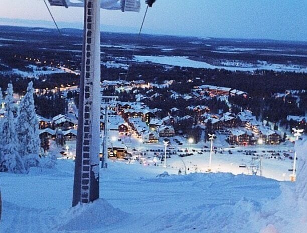 Beautiful view of Levi village in Lapland.
#BestOf5 #WinterWonders  #BVSBlue #AboveItAll!