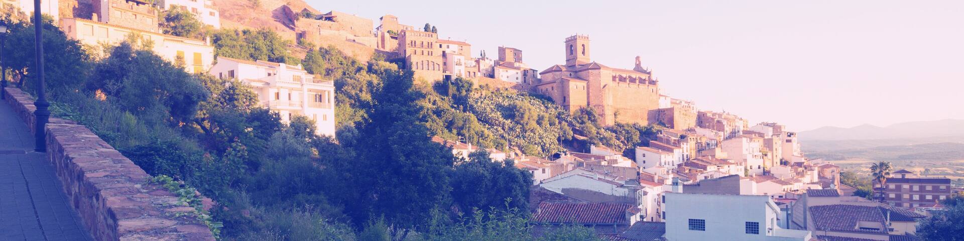 view of Villafames, Spanish town in Valencia
