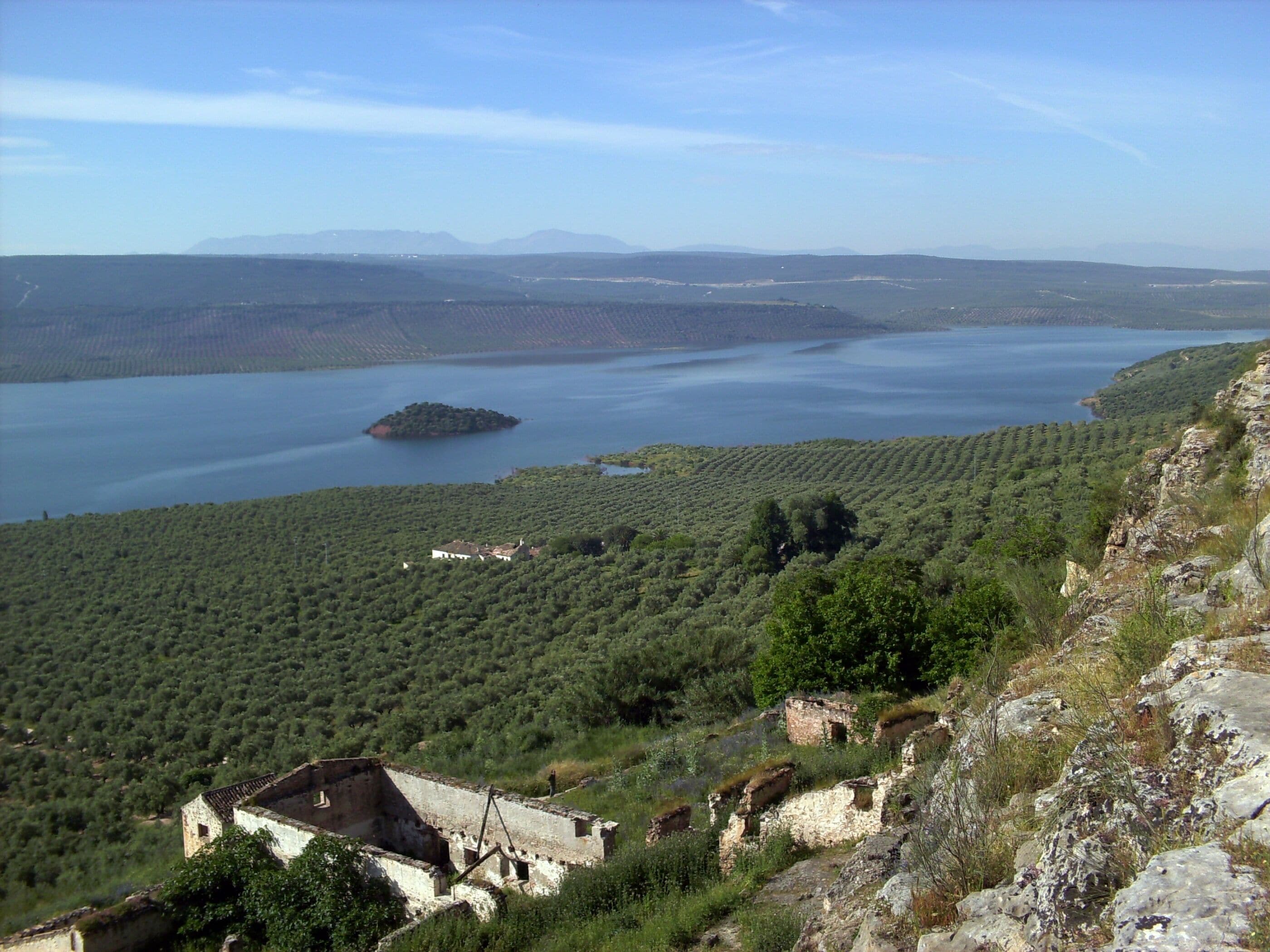 Cortijo abandonado en Giribaile (Vilches).