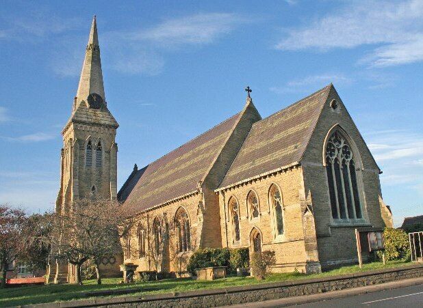 St Mary's parish church, Carlton, North Yorkshire, England, seen from the southeast.