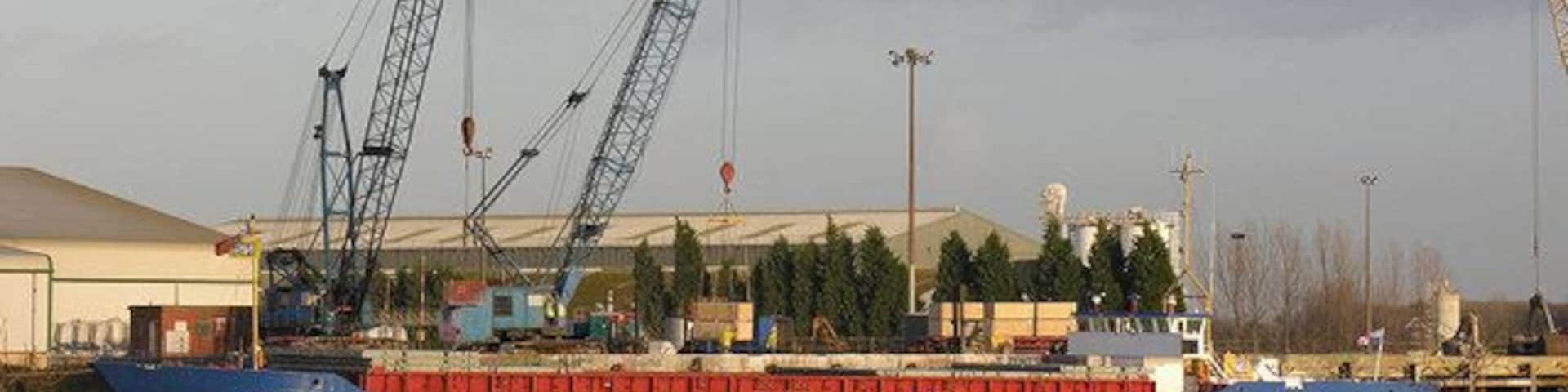 The Cedar at Howdendyke Jetties (lower), Howdendyke, East Riding of Yorkshire, England. IMO Number: 8100624 MMSI Number: 305149000 Callsign: V2PP9 Length: 82 m Beam: 11 m