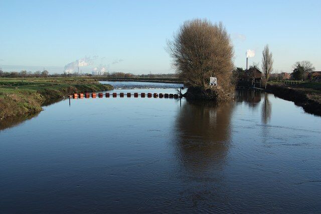 River Aire Looking east from Beal Bridge