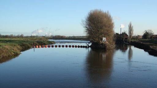 River Aire Looking east from Beal Bridge