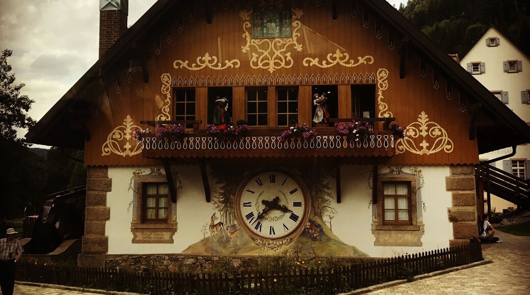 Shopping area in the Black Forest in Germany