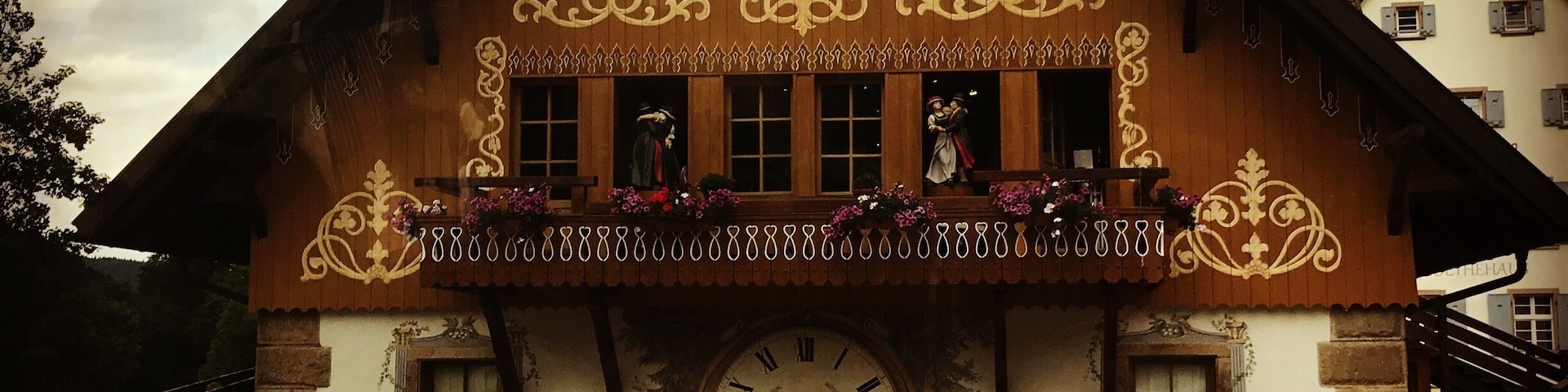 Shopping area in the Black Forest in Germany