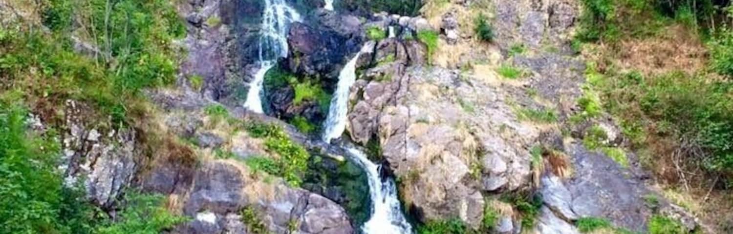 These waterfalls are just outside the town and well worth a stop