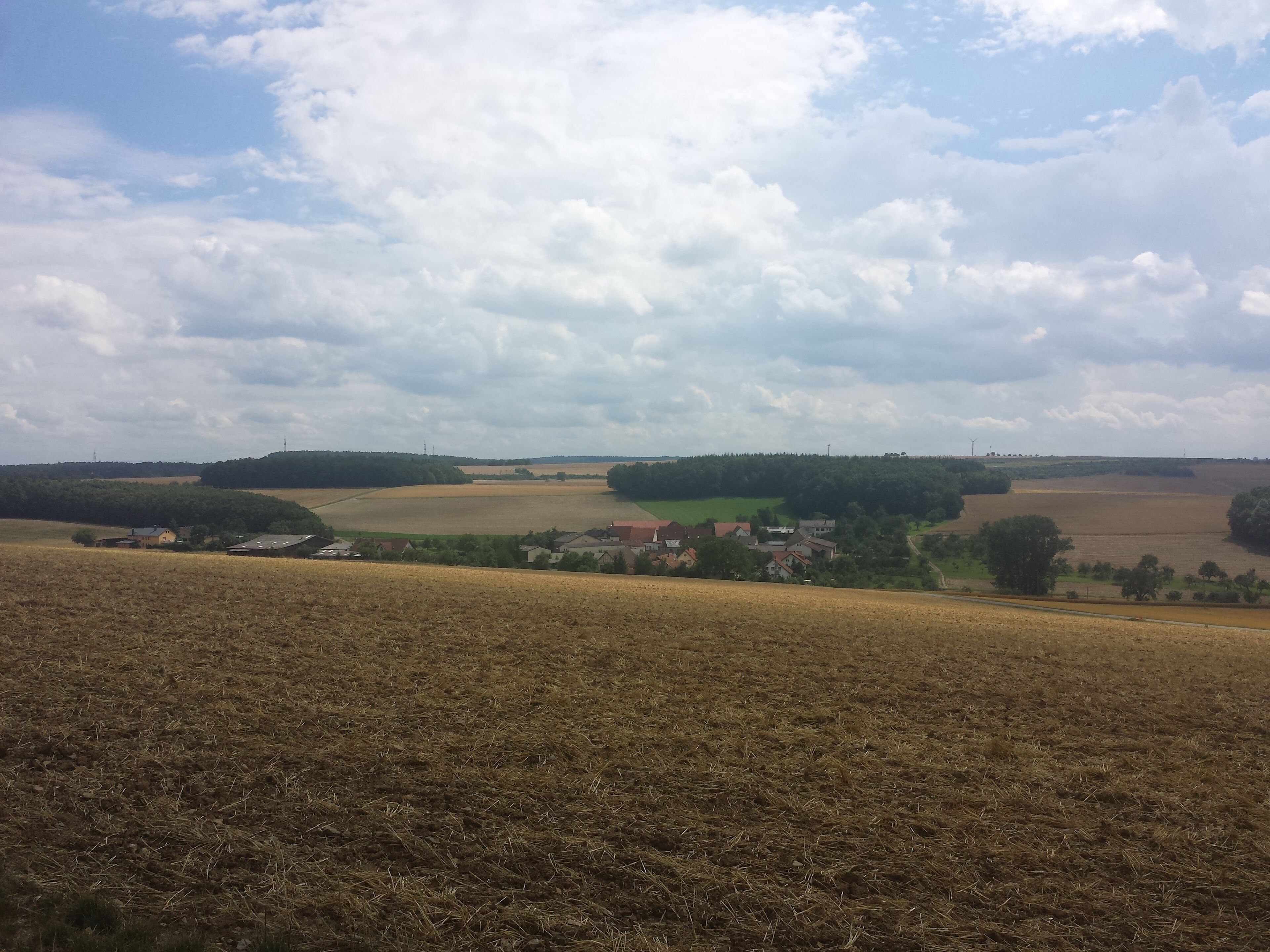 Zum Tauberbischofsheimer Stadtteil Dittigheim gehören das Dorf Dittigheim und der Weiler Hof Steinbach. Auf dem Bild ist Hof Steinbach zu sehen.