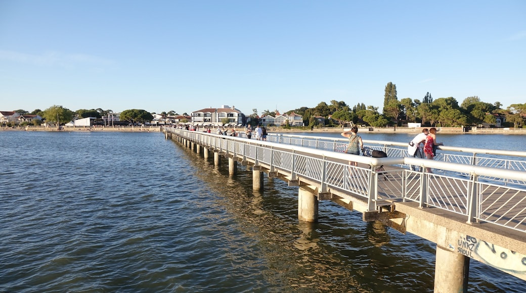 Seebruecke in Andernos-les-Bains, Frankreich