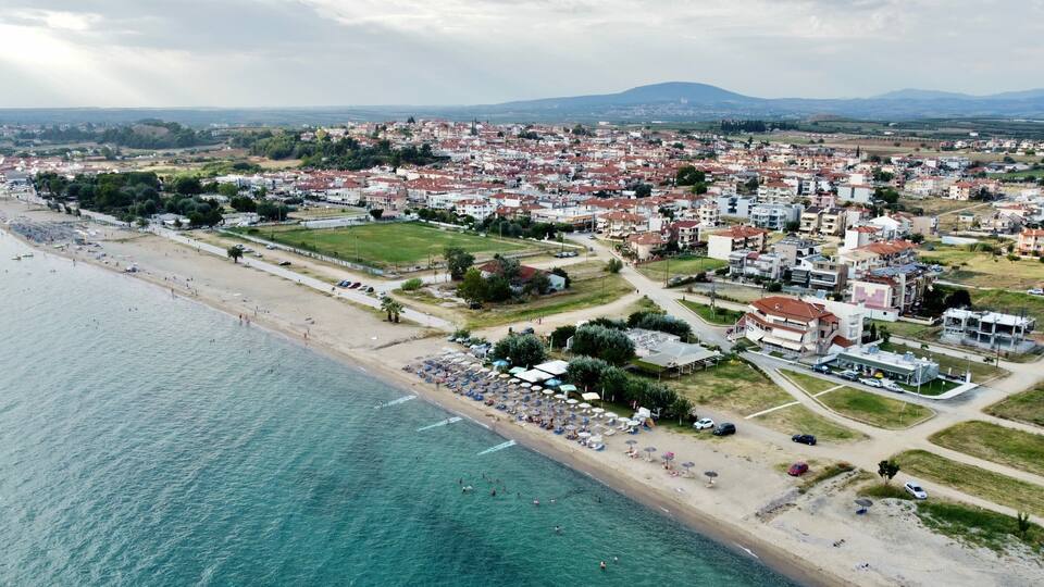 Nea Flogita - Chalkidiki von oben