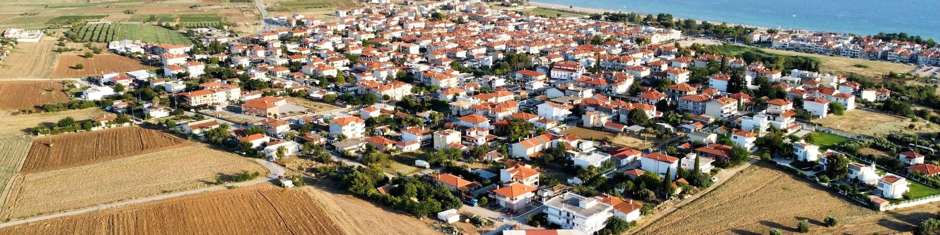 Nea Flogita - Chalkidiki von oben