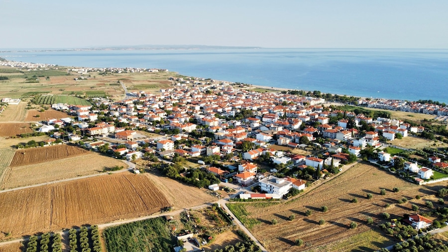 Nea Flogita - Chalkidiki von oben