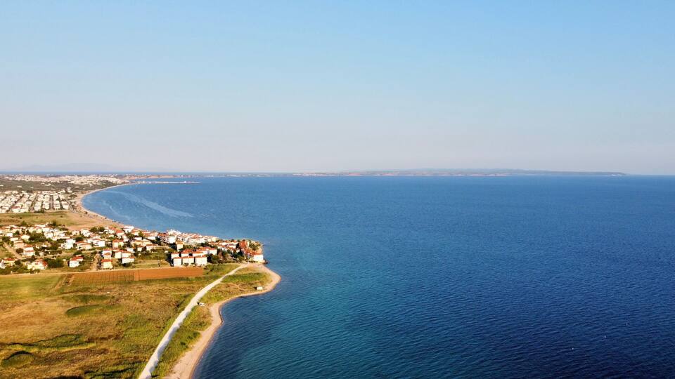 Nea Flogita - Chalkidiki von oben
