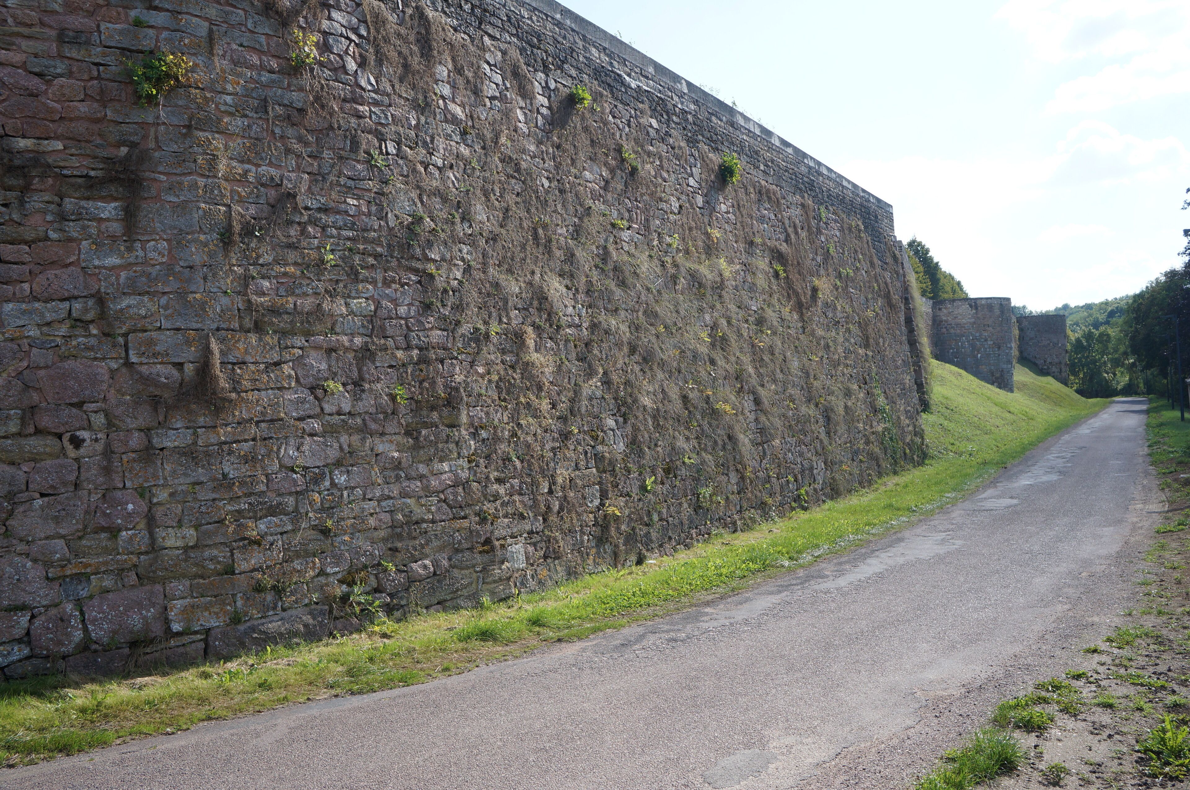City walls Semur-en-Auxois Côte-d'Or Bourgogne-Franche-Comté