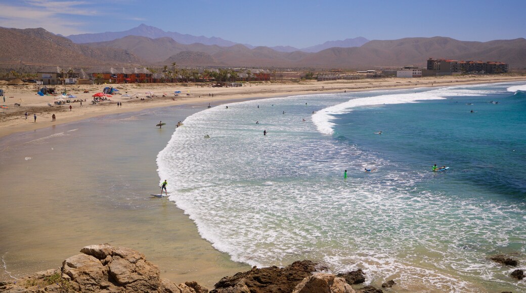 Todos Santos featuring general coastal views, landscape views and a sandy beach
