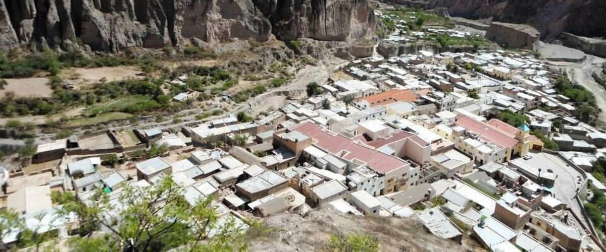 vista de arriba del pueblo, se encuentra a 4000 mts del nievel del mar, hermosos paisajes.