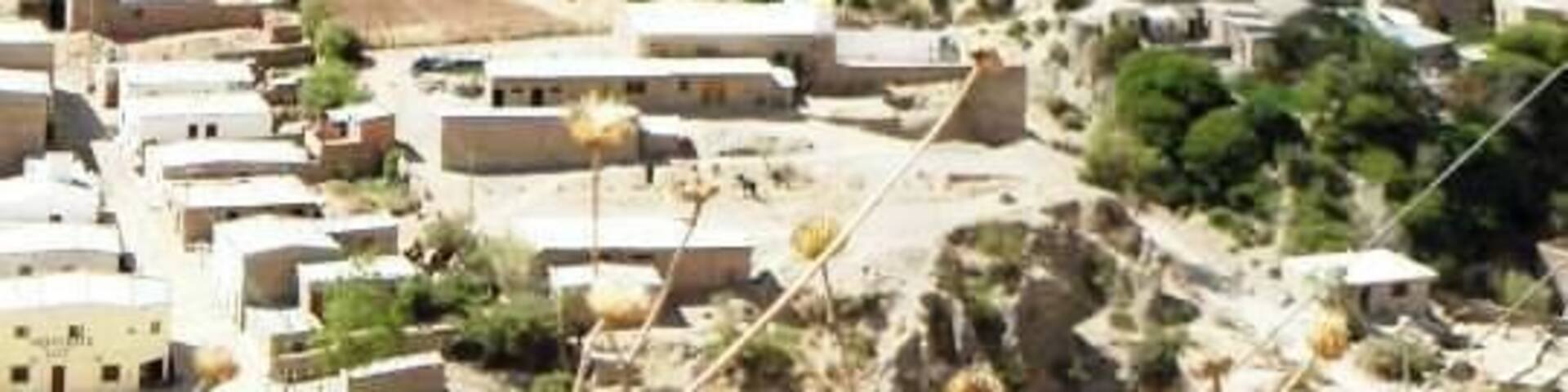 otra vista del pueblo desde arriba.