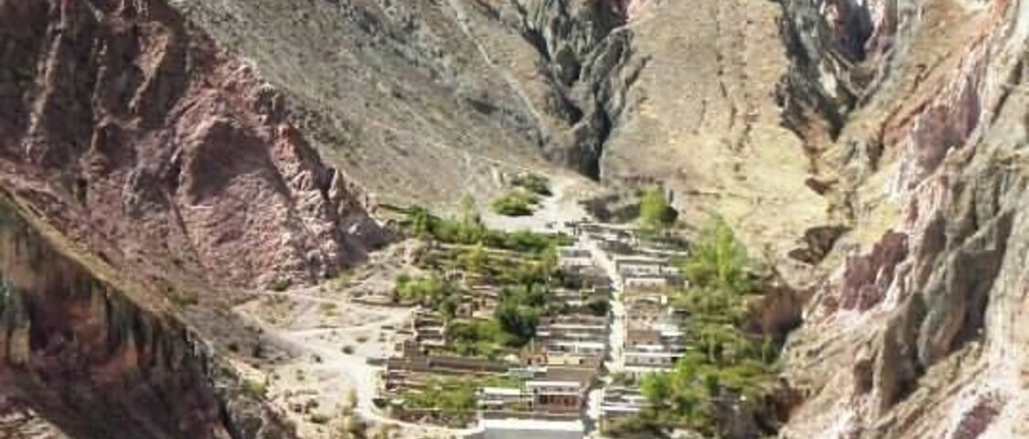 otra vista del pueblo desde arriba.