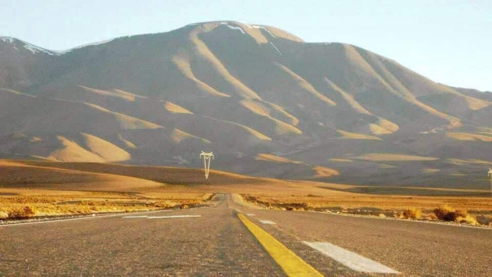 Trayecto de que continua al que comienza en tierra en san antonio de los cobres en direccion a Salta.
