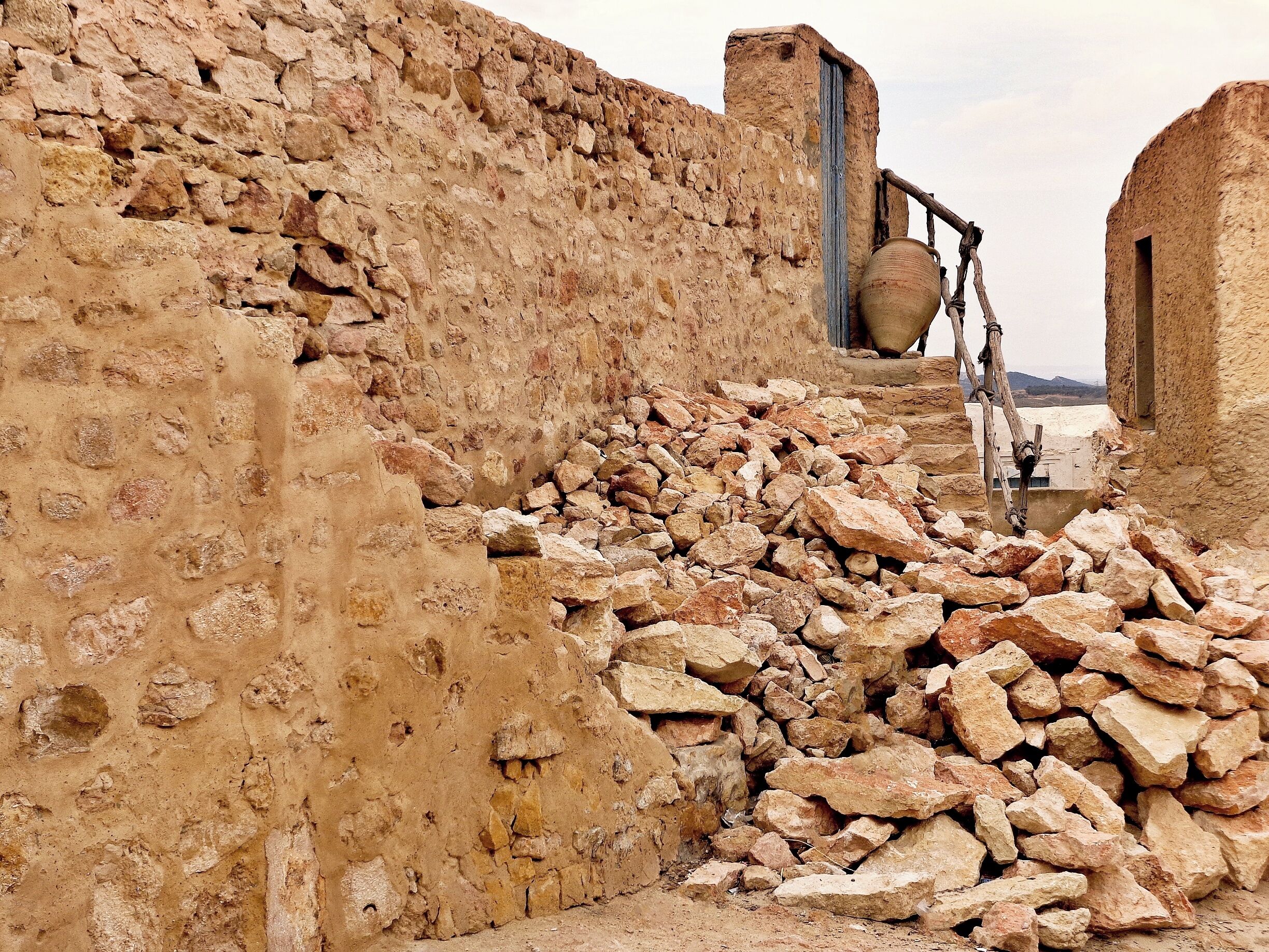 Berber village of Takrouna.

Such a beautiful, peaceful place. A small cafe at the top of a hill only accessible by 4 x 4