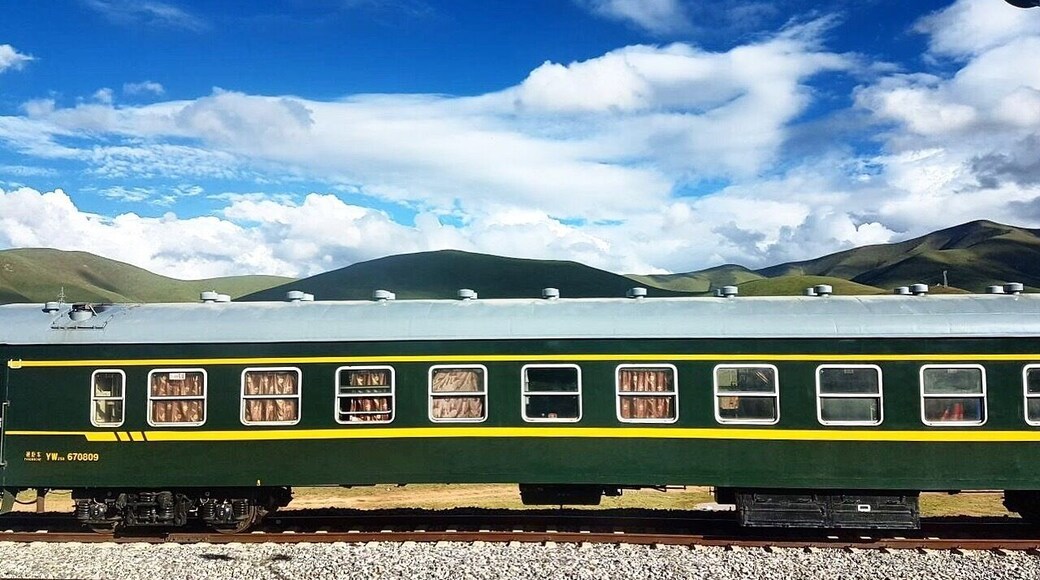 Scenes from the Qinghai Tibet express, the highest train in the world that travels 2000 km over the breathtaking Tibetan plateau..
#tibet #himalayas #train