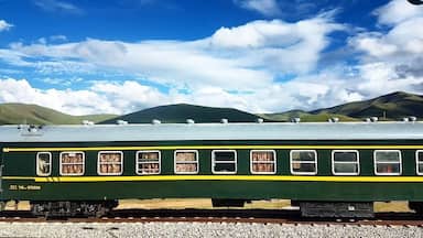 Scenes from the Qinghai Tibet express, the highest train in the world that travels 2000 km over the breathtaking Tibetan plateau..
#tibet #himalayas #train