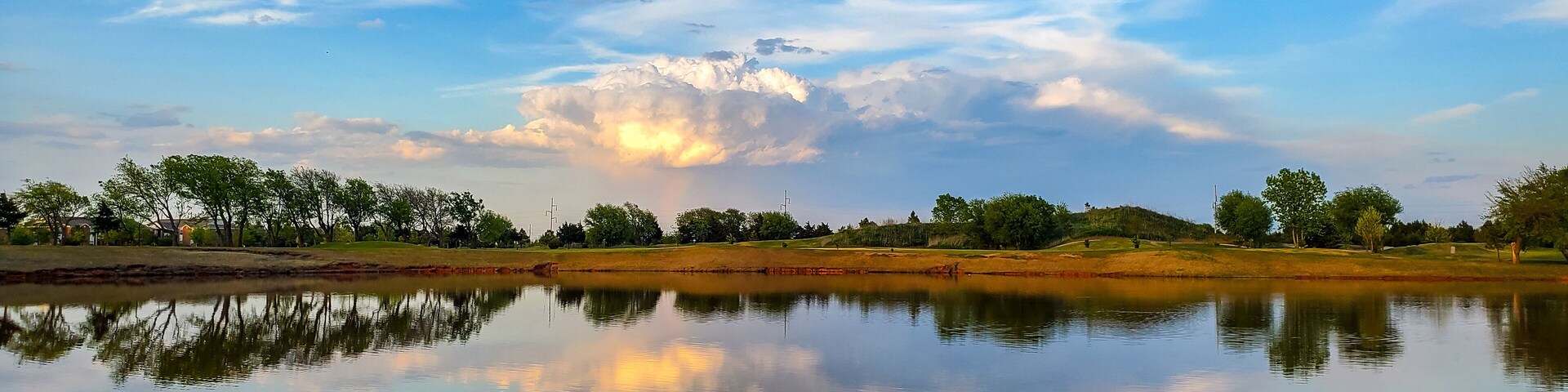 Severe Storm Reflecting in the Water
