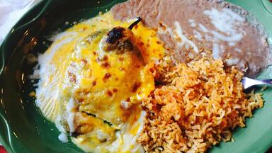 Homemade cheese Chile Relleno 💕