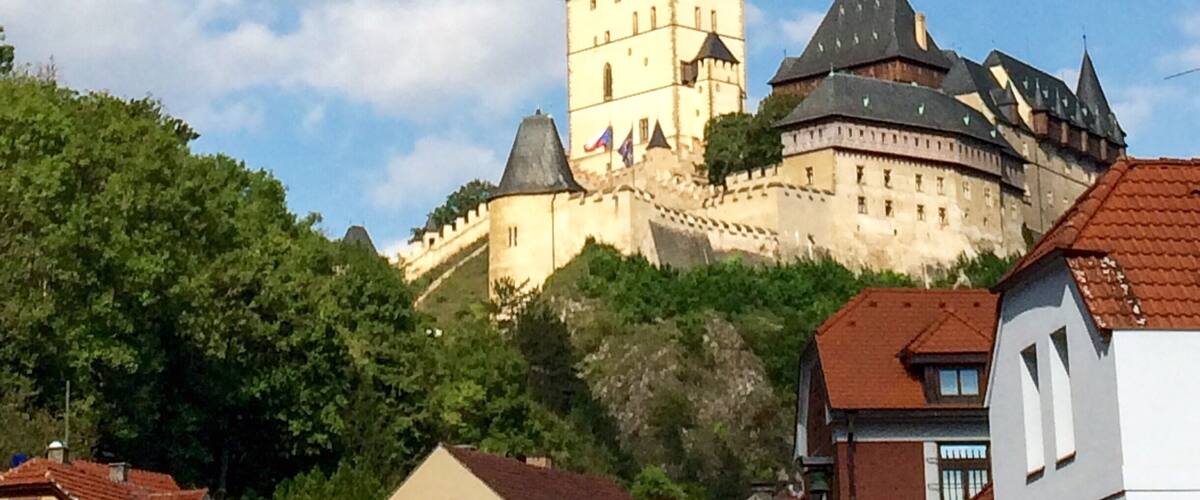 Gothic castle founded by the King of Bohemia for safekeeping of royal treasures.