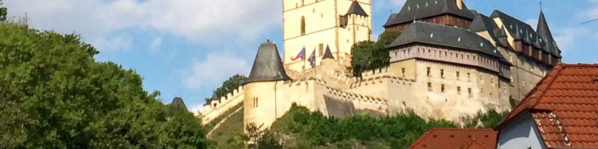 Gothic castle founded by the King of Bohemia for safekeeping of royal treasures.