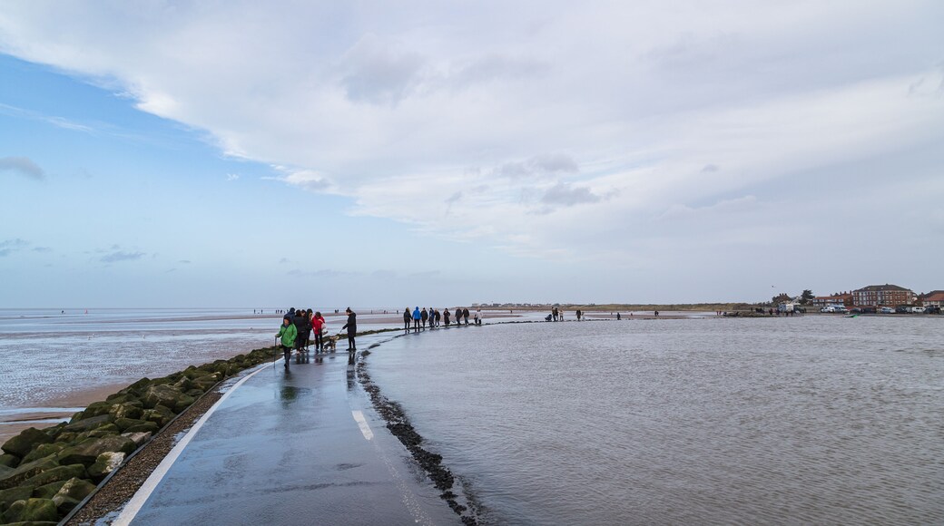 Families blowing out the cobwebs at West Kirby