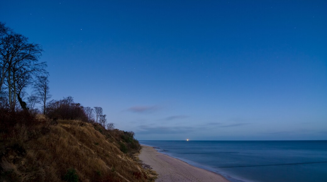 Morgendämmerung an der Steilküste bei Stubbenfelde, Insel Usedom