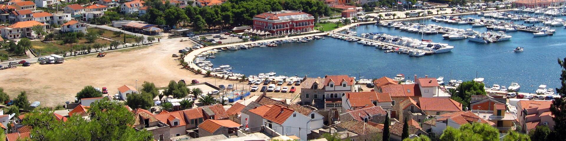Coastal town Tribunj in Croatia