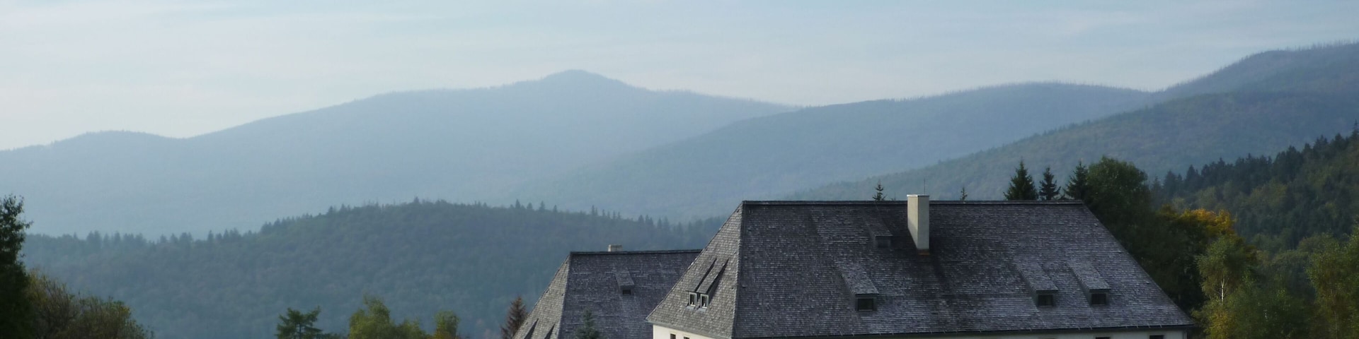 Neuschönau - Jugendherberge Waldhäuser mit Rachelblick