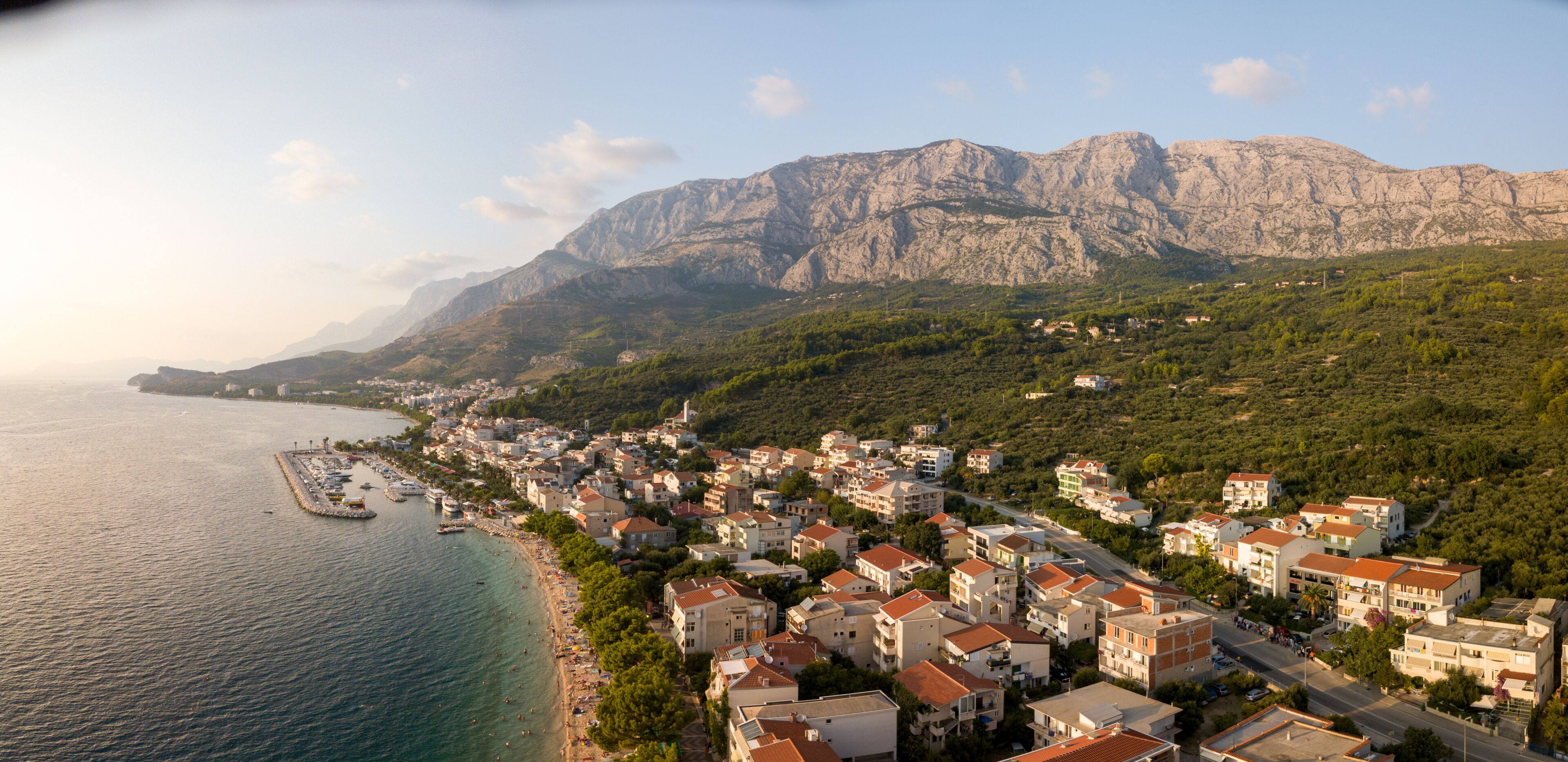 Ultrawide Aerial, Tucepi, Croatia - Studio Fenkoli photography by Tiina Söderholm