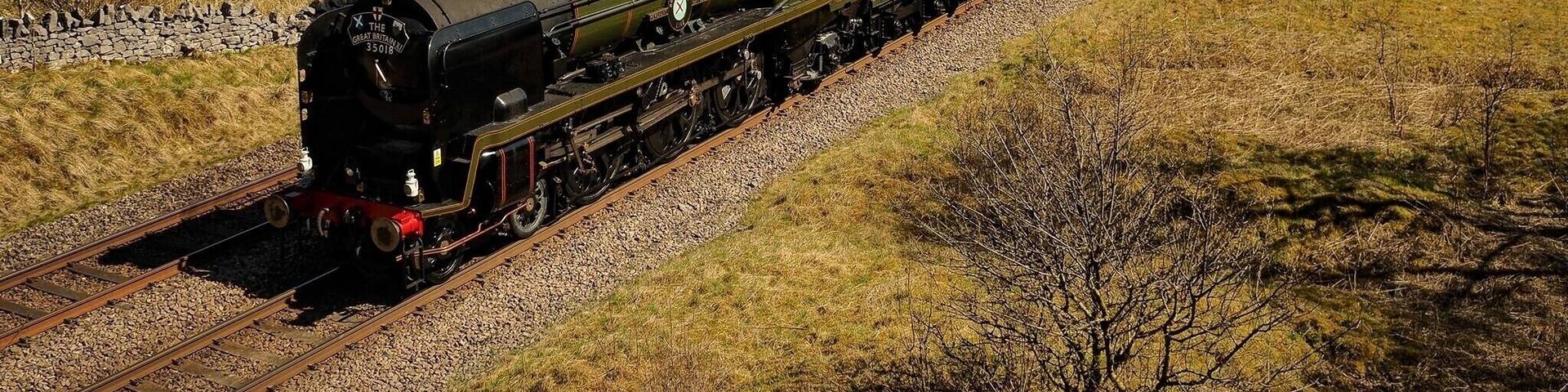Steam Ahead - Brittania passing through Cumbria