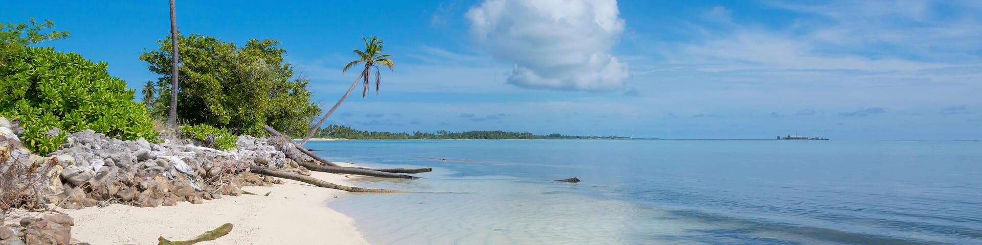 EJTMMY Palm Beach of Maradhoo, Gan, Addu Atoll, Seenu Atoll, Laccadive Sea, Maldives, Indian Ocean. Image shot 2014. Exact date unknown.