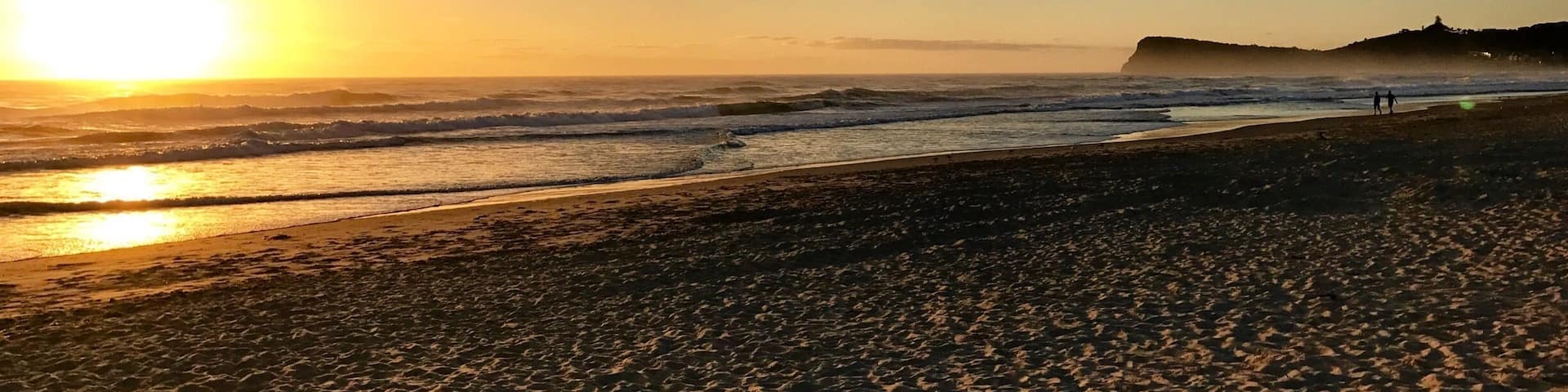 Setting off for an early morning soft sand beach run. Seven Mile Beach - Lennox Head, NSW Australia #BeachBound
