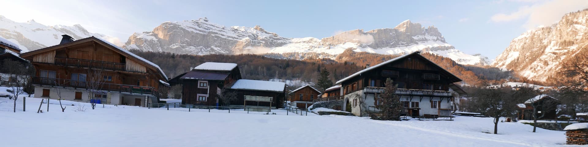 holiday at the foot of Mont Blanc, France