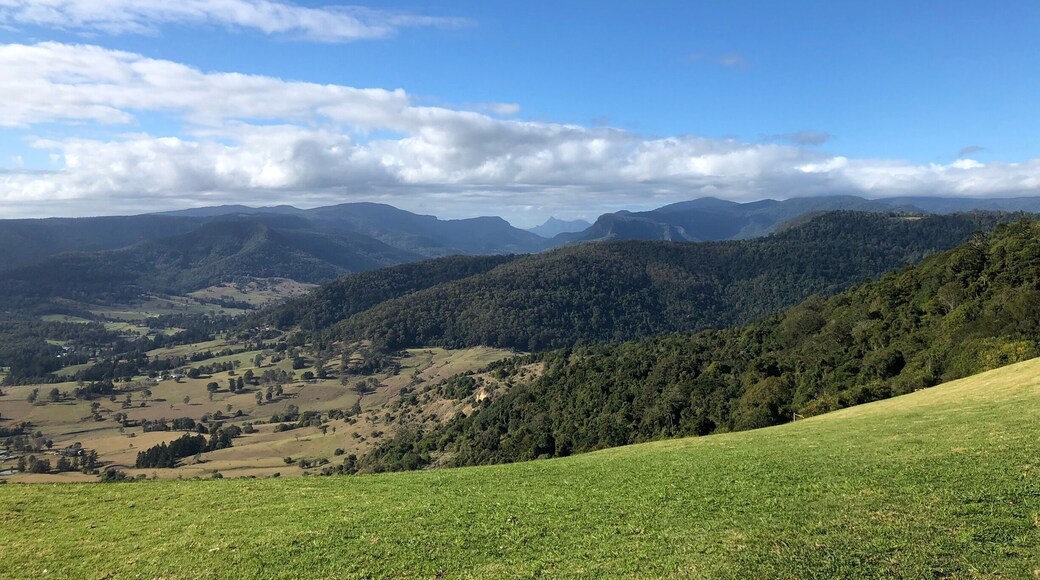 Not the best photo as we were out on bikes but the view from this spot is incredible