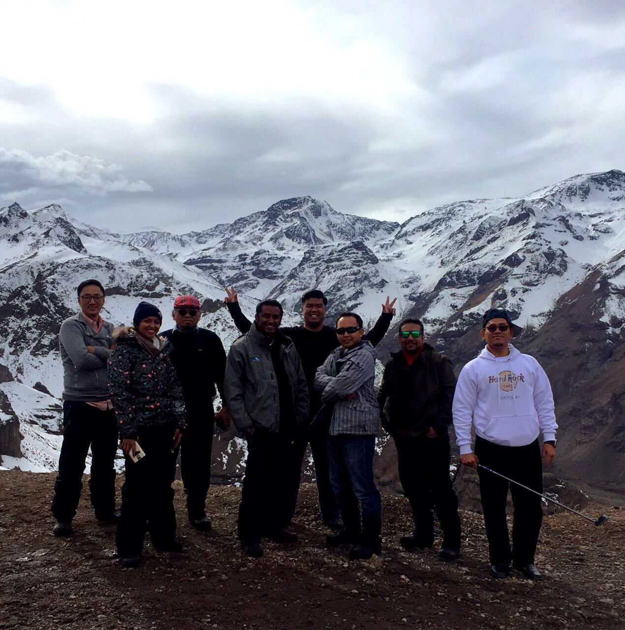 Finally at the top of Andes