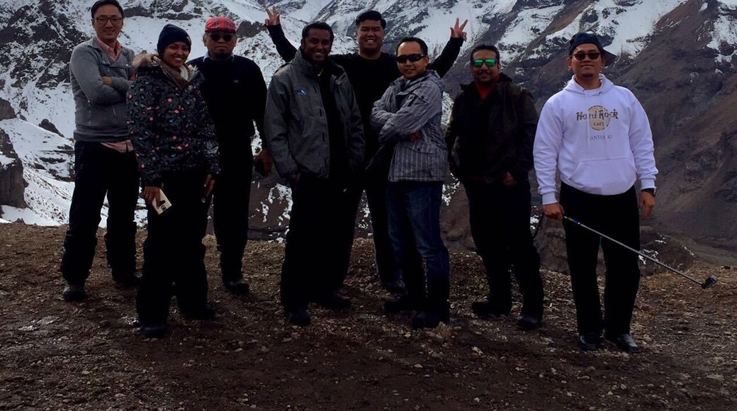 Finally at the top of Andes