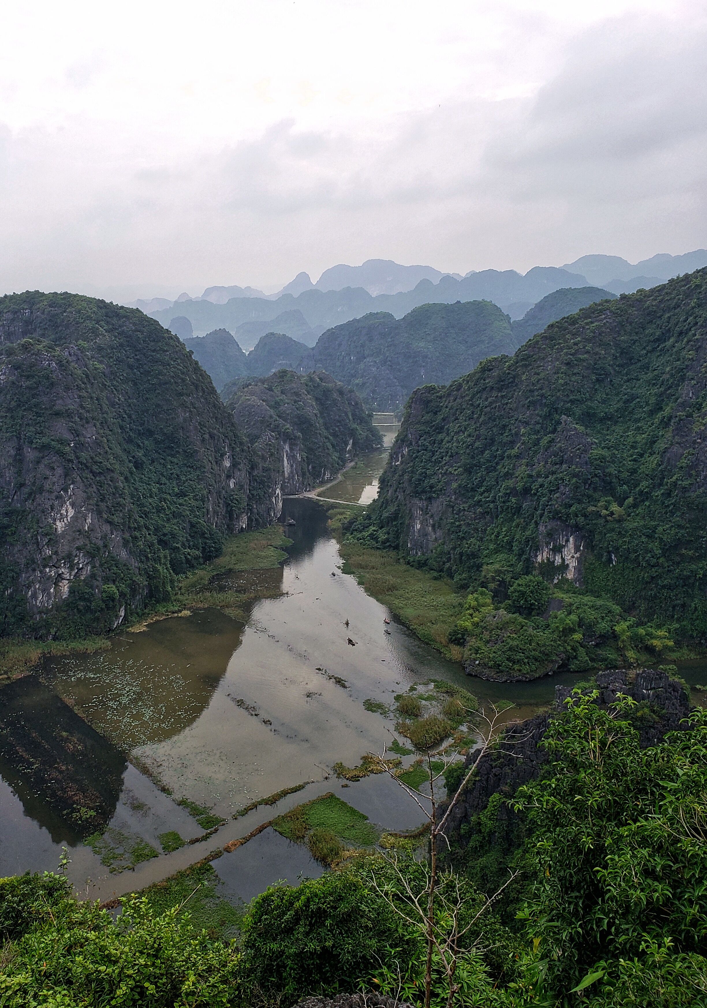 Walk 500 steps up the Mua caves to hit this viewpoint called, "The Lying Dragon Mountain" to get a view of Tam Coc, popularly known as "Halong Bay on land".
#nature