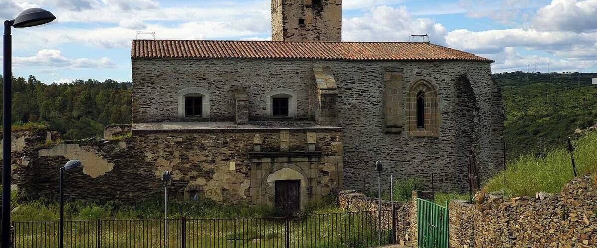 Iglesia de la Encarnación, Alcántara, provincia de Cáceres, España.