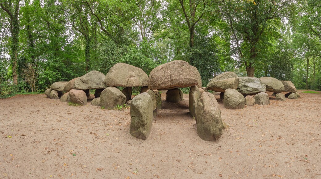 Panorama view of Dolmen D27 in the vicinity of Borger