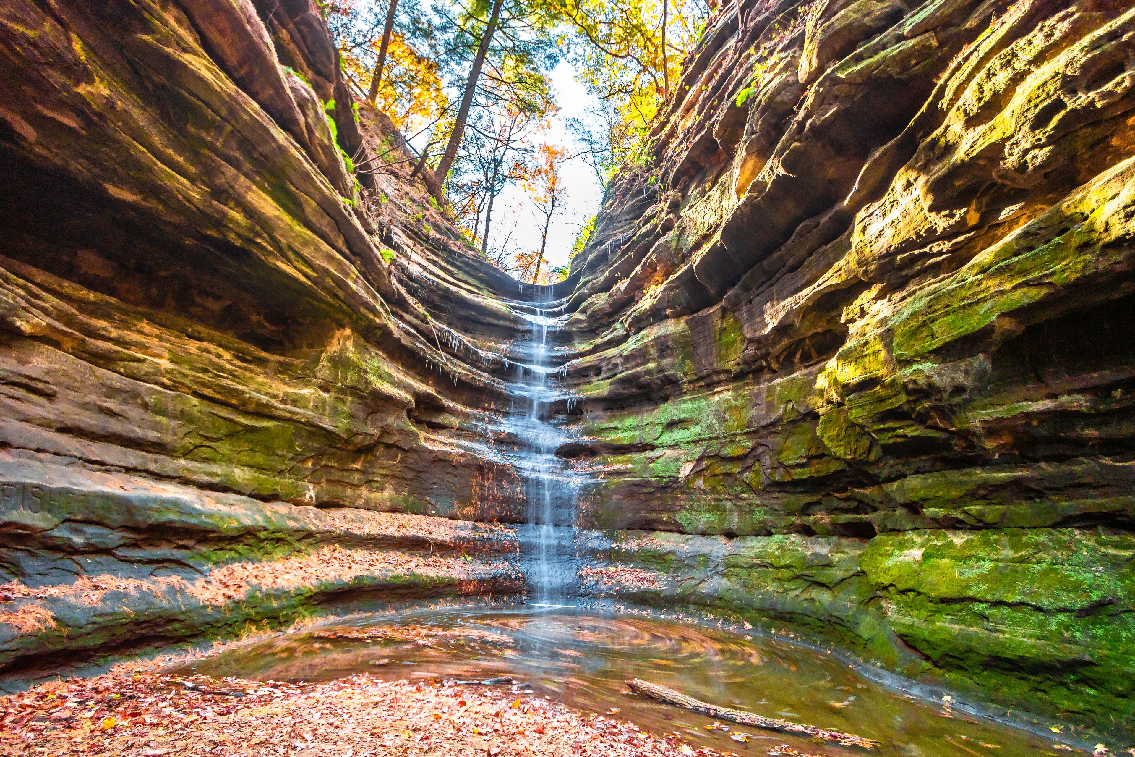 Starved Rock State Park view in Illinois of USA