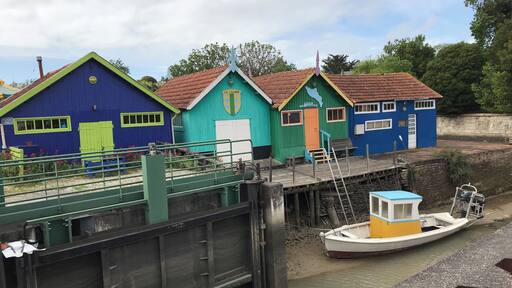 Colourful fisherman’s cabins ♥️🇫🇷